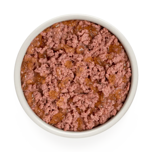 Hrana umeda pentru câini, Grandorf, Vita si Curcan, pentru câini adulti, produs în utilizare