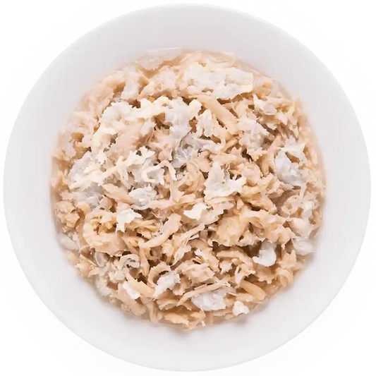 Hrana umeda pentru pisici, Grandorf, Pui/crab, produs în utilizare