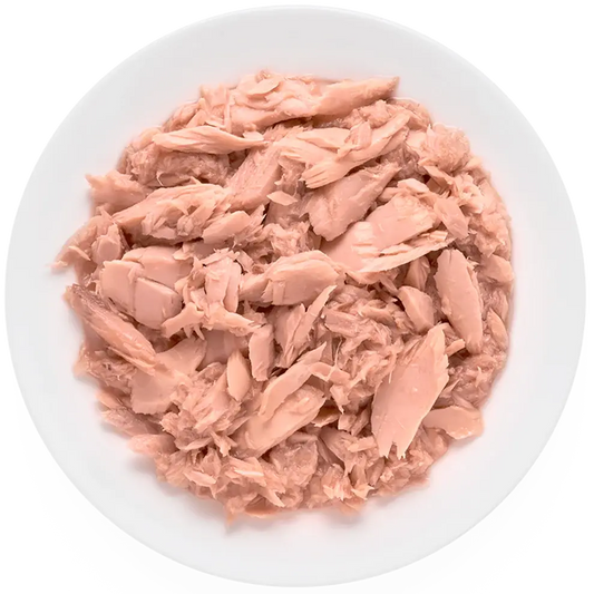 Hrana umeda pentru pisici, Grandorf, Ton, 70 g, produs în utilizare