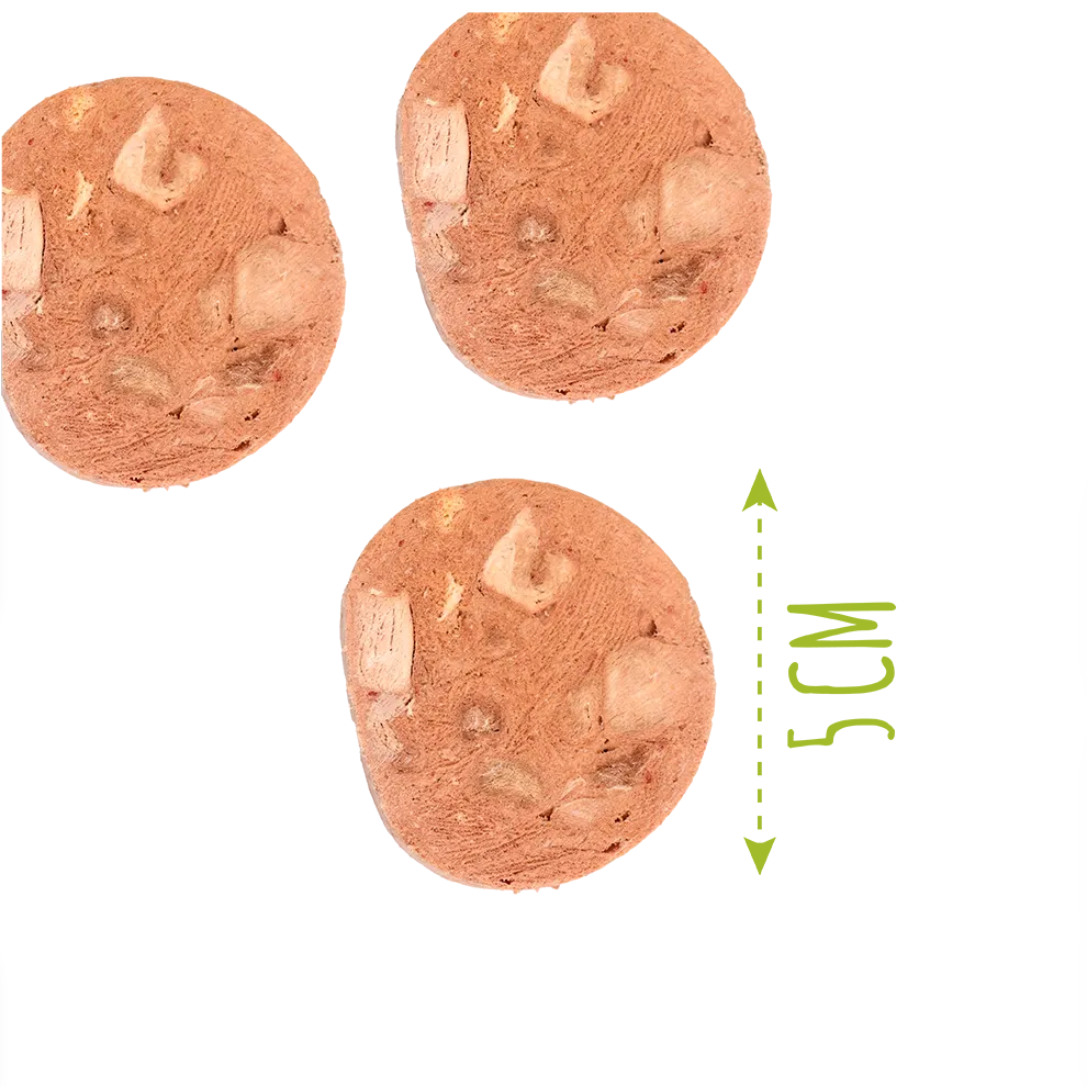 Recompense pentru câini MAVSY, foie gras din rata cu mar caramelizat, 50 g