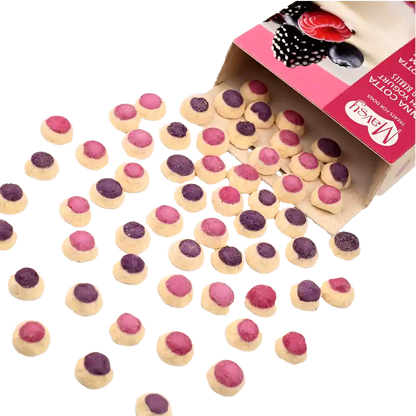 Recompense pentru câini MAVSY, panna cotta cu iaurt si fructe de padure, 50 g, aspect produs