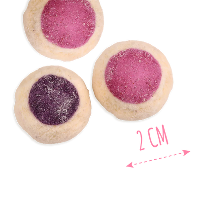 Recompense pentru câini MAVSY, panna cotta cu iaurt si fructe de padure, 50 g, prezentare produs și ambalaj