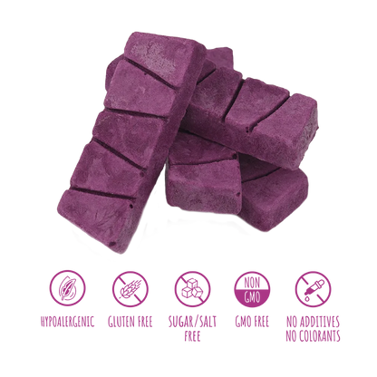 Лакомства за кучета MAVSY, шоколадов фондан с лилав картоф, 50 г