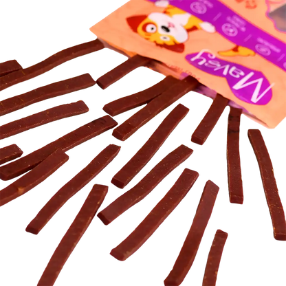 Recompense pentru câini MAVSY, slice cu vita, 100 g, aspect produs