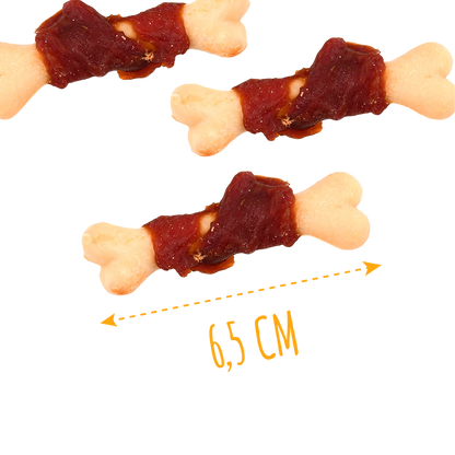 Recompense pentru câini MAVSY, ciocanel de rata cu calciu, 100 g