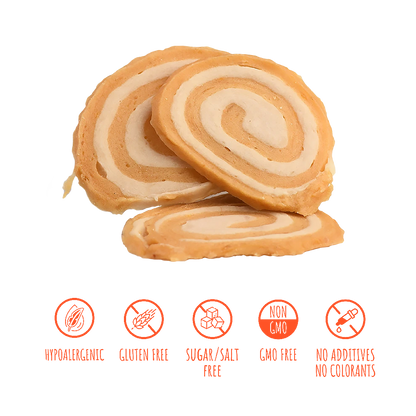 Recompense pentru câini MAVSY, Philadelphia cu somon si icre rosii, 100 g