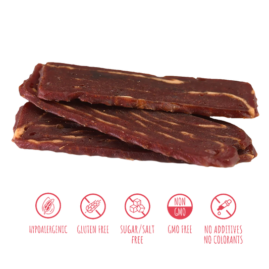 Recompense pentru câini MAVSY, steak din carne de vita marmorita la gratar cu rozmarin, 100 g