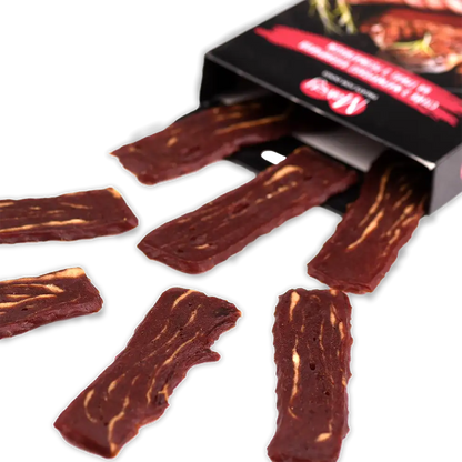 Recompense pentru câini MAVSY, steak din carne de vita marmorita la gratar cu rozmarin, 100 g