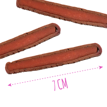 Лакомства за кучета MAVSY, овче бастурма и лилав картоф, 100 г