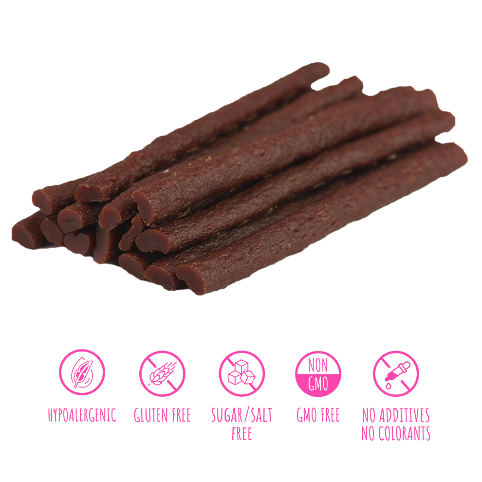 Recompense pentru câini MAVSY, sticks cu miel pentru ingrijirea dintilor si gingiilor, 100 g