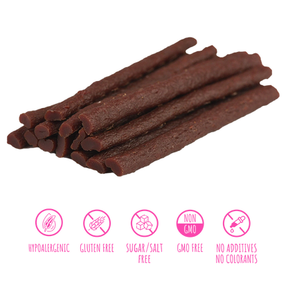 Recompense pentru câini MAVSY, sticks cu miel pentru ingrijirea dintilor si gingiilor, 100 g