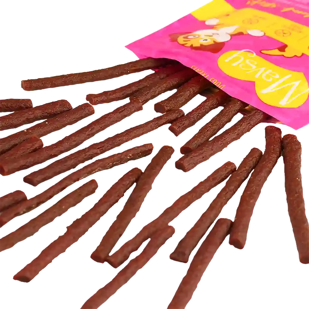 Recompense pentru câini MAVSY, sticks cu miel pentru ingrijirea dintilor si gingiilor, 100 g