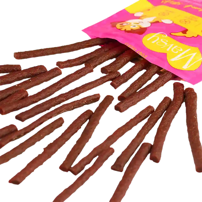 Recompense pentru câini MAVSY, sticks cu miel pentru ingrijirea dintilor si gingiilor, 100 g