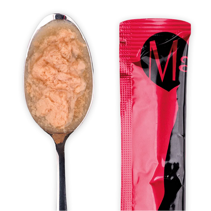 Recompense pentru pisici MAVSY, de somon si file de ton cu lucerna si stropitori de iarba de pisica pentru pisici, 75 g, aspect produs