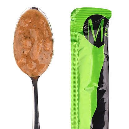 Recompense pentru pisici MAVSY, de gulas de curcan pe un pat de spanac cu aloe, 75 g, aspect produs