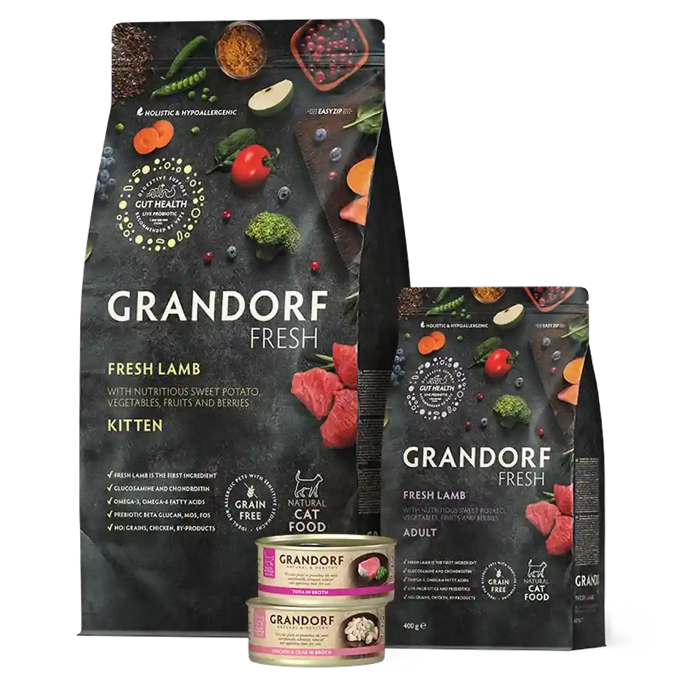 Pachet de start pentru pisoi Grandorf Fresh