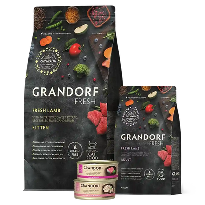 Pachet de start pentru pisoi Grandorf Fresh