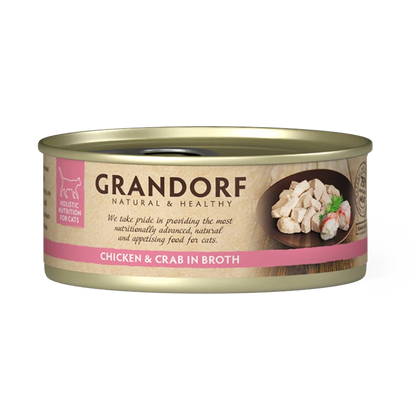 Hrana umeda pentru pisici, Grandorf, Pui/crab