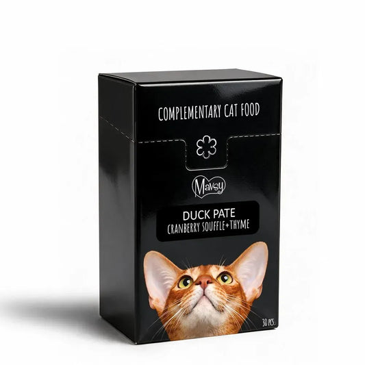Recompense pentru pisici MAVSY, cu pateu de piept de rata, sufleu de merisor, (30х15g) 450 g