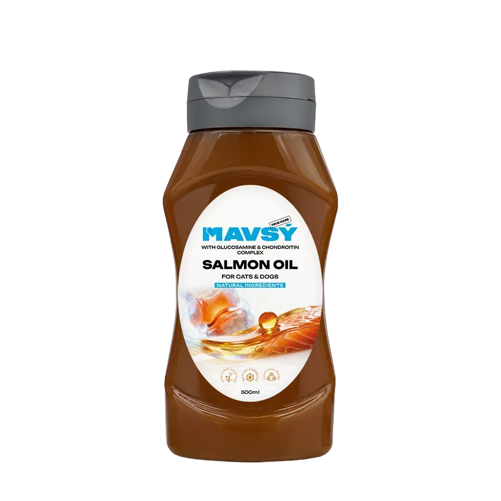 Ulei de somon cu glucozamina si condroitina 500 ml, Mavsy