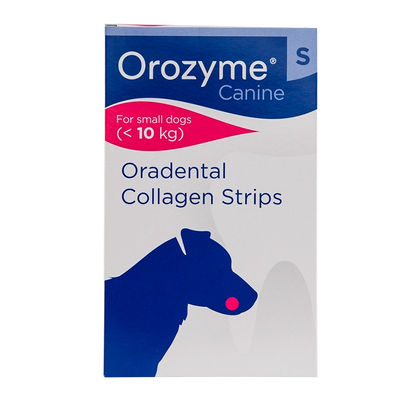 Benzi masticabile Orozyme pentru igiena orală, mărimea S, pentru câini de talie mică, (≈24 buc.)