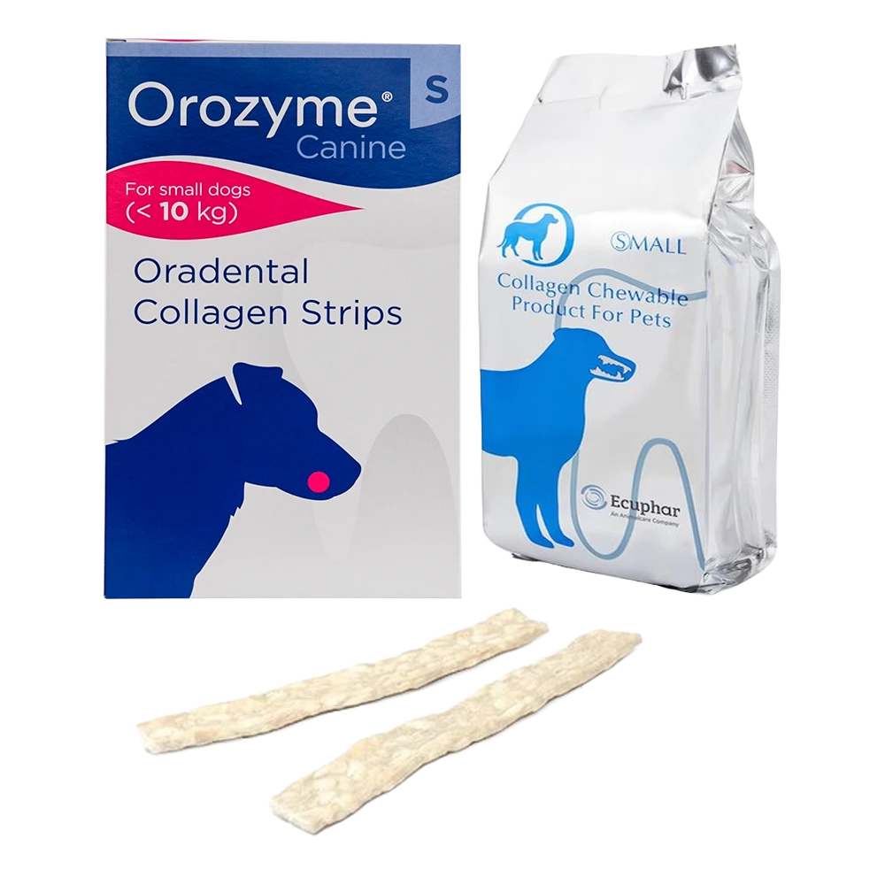 Benzi masticabile Orozyme pentru igiena orală, mărimea S, pentru câini de talie mică, (≈24 buc.)