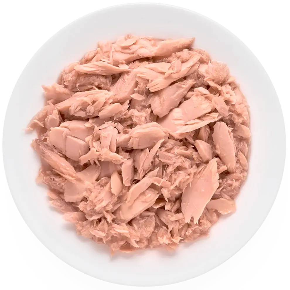 Hrana umeda pentru pisici, Grandorf, Ton, 70 g, produs în utilizare